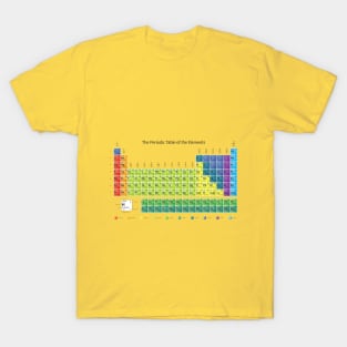 The power of Science the periodic table of the elements chemistry and beaker T-Shirt